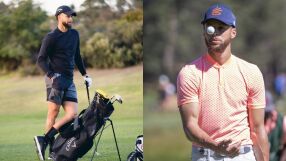 Къри показа завиден мерник и в голфа (ВИДЕО)