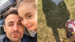 Хапване, шоколад и футбол с тати - да си дъщеря на Бербатов (ВИДЕО)