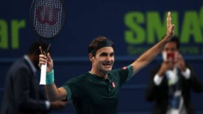 13 месеца по-късно: Федерер се завърна на корта с победа