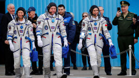 Американка, руснак и първата жена от Беларус кацнаха успешно на МКС (ВИДЕО+СНИМКИ)