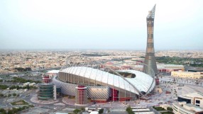 Откриха първия блестящ стадион за световното в Катар (ГАЛЕРИЯ)
