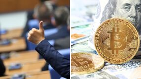 На първо четене парламентът одобри законопроекта за пазарите на криптоактиви