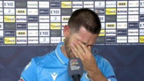 Футболист плаче неудържимо след втори мач без загуба (ВИДЕО)