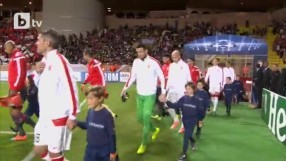 Скучно 0:0 между Монако и Бенфика, Бербатов сменен през първото полувреме (ВИДЕО ОБЗОР)