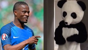 Патрис Евра бори расизма в костюм на панда (ВИДЕО)