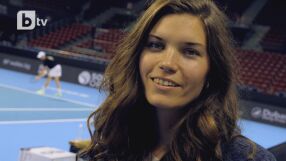 Макси Вичева: Българката в последния мач на Федерер