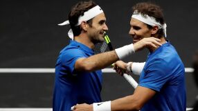 Епичен край на велика история: Федерер с Надал в последния си мач