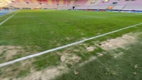 Като Левски: Италианци в шок от стадиона в Скопие (ВИДЕО)