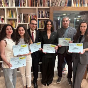 Снимка: Thirteen faces of the bTV Media Group and bTV Radio Group took part in the "March...