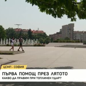 Снимка: Първа помощ през лятото: Какво да правим при топлинен удар
