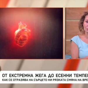 Снимка: От екстремна жега до есенни температури: Как се отразява на сърцето рязката смяна...