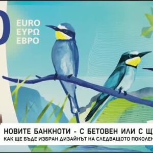 Снимка: Новите банкноти - с Бетовен или с щъркел?
