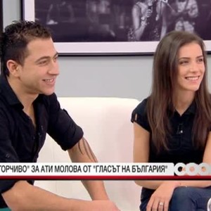 Снимка: Ати Молова от Гласът на България за предложението за брак на сцената