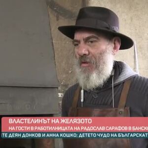 Снимка: Властелинът на желязото: На гости в работилницата на Радослав Сарафов