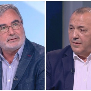 Снимка: Ангел Кунчев и о.р. генерал-майор Румен Ралчев - гости в "Лице в лице"