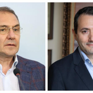 Снимка: Борислав Гуцанов и Никола Янков - гости в "Лице в лице"