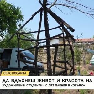 Снимка: Запустяло селце се напълни с млади хора, изкуството го съживи
