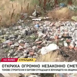 Снимка: Откриха огромно незаконно сметище