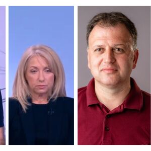 Снимка: Красимир Арсов, Николина Петкова, Добромир Добринов и Борис Бонев са гости в "Лице...