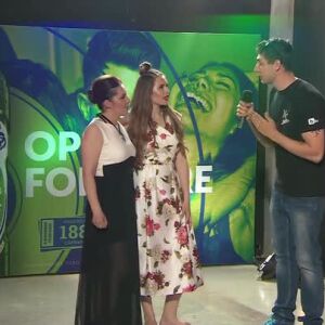 Снимка: С Яна и Кристина от Tuborg stage