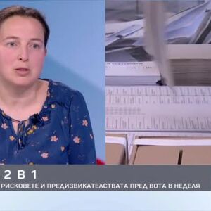 Снимка: Ива Лазарова: 5-10% от гласовете идват от купен вот или гласуване от страх