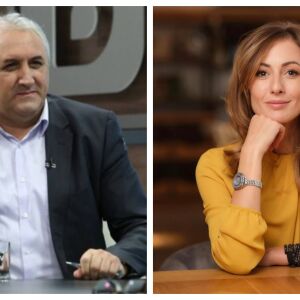 Снимка: Мехмед Дикме и Теодора Ангелова са гости в "Лице в лице"