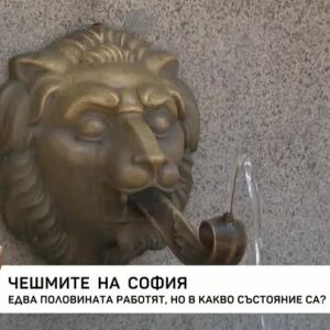 Снимка: В какво състояние са чешмите на София?