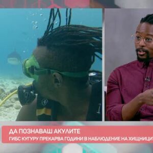 Снимка: Гостува експертът по акули, защитник на океаните Гибс Кугуру