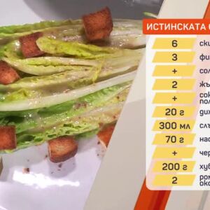 Снимка: Истинската салата Цезар