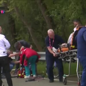Снимка: Масово падане на Giro d'Italia във Великотърновско