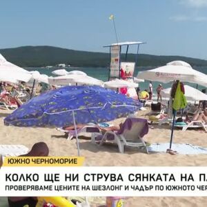 Снимка: Колко ще ни струва сянката на плажа?