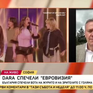 Снимка: Евтим Милошев след "Евровизия"