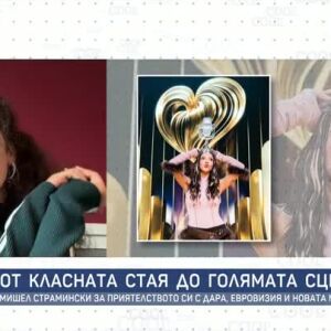 Снимка: Мишел Страмински за приятелството си с DARA