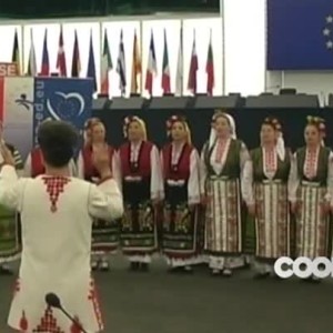 Снимка: Преди концерта на "Мистерия на българските гласове"