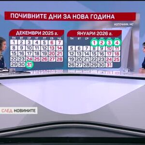 Снимка: Още два почивни дни за Нова година