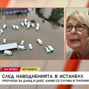 Снимка: Нахиде Дениз: Отново прогнози за дъжд след наводненията в Истанбул