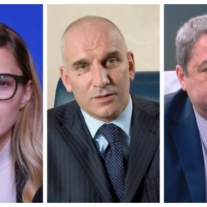 Снимка: Д-р Велислава Петрова-Чамова, Левон Хампарцумян и Емануил Йорданов са гости в "Лице...