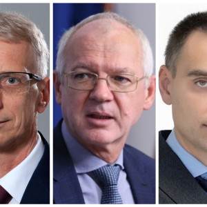 Снимка: Проф. Николай Денков, Васил Велев и Боян Кършаков - гости в "Лице в лице"
