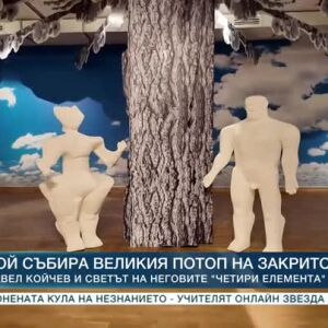 Снимка: Павел Койчев и светът на неговите "Четири елемента"