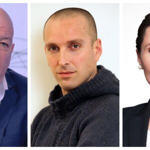Снимка: Йово Николов, Кирил Борисов и Елисавета Белобрадова са гости в "Лице в лице"
