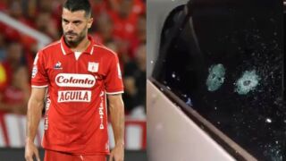Надупчиха колата на футболна звезда в Колумбия (ВИДЕО)
