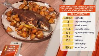 Снимка: Пикантна печена ципура и домашен шоколад за мазане