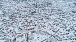 Снимка на деня: Русе от птичи поглед след снеговалежа