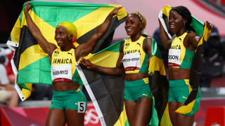 Тотална доминация на Ямайка в женския спринт на 100 м