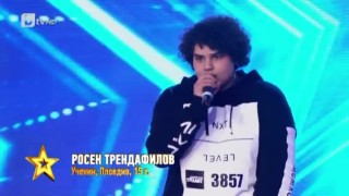 Вижте изпълнението на Росен Трендафилов от Пловдив, 15 години
