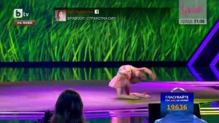 Малката гимнастичка Цветозара Миленкова
