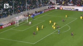 Меси вкарва трети гол за Барселона 4:0 с Апоел (ВИДЕО)