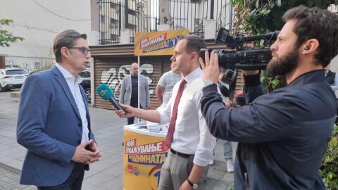 Снимка: Стево Пендаровски пред bTV: Политическият ви елит и ВМРО-ДПМНЕ бяха като братя по идеология
