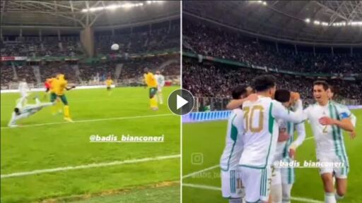 Като на FIFA: Алжирец вкара извънземен гол (ВИДЕО)