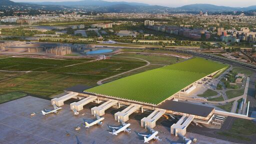 Новото летище на този европейски град ще има лозе на покрива си (СНИМКИ)